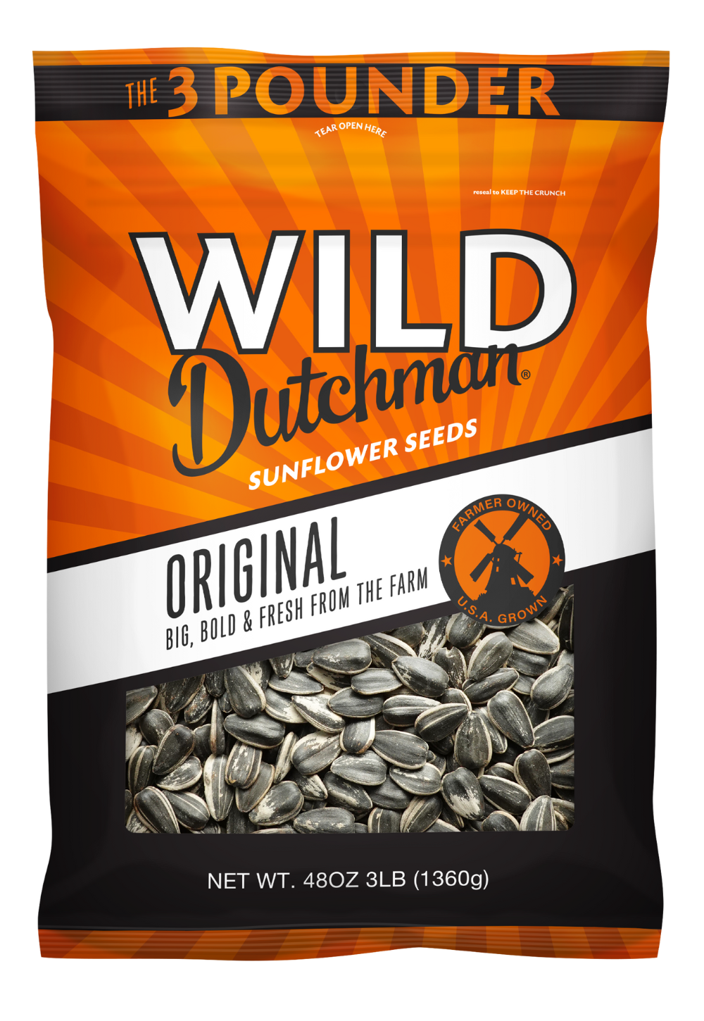 Wild Dutchman Sunflower Seeds - 3lb Bag! – Southern Sun, LLC Wild Dutchman Sunflower Seeds - 3lb Bag! – Southern Sun, LLC