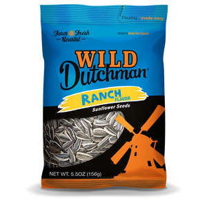 RANCH FLAVORED SUNFLOWER SEEDS • 5.5 OZ/12 pack